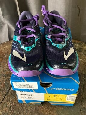 NWB Brooks Pure Grit 5 Trail Running Shoe Lightweight Minimal Obstacle Sz 5
